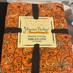 Johanna Parker Halloween Round Tablecloth